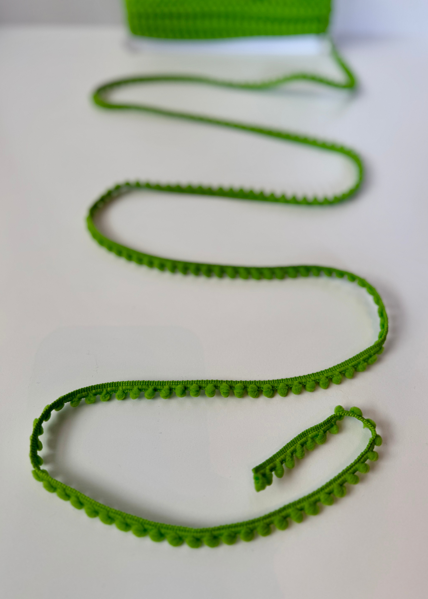 Bright Green Tiny Pom Pom