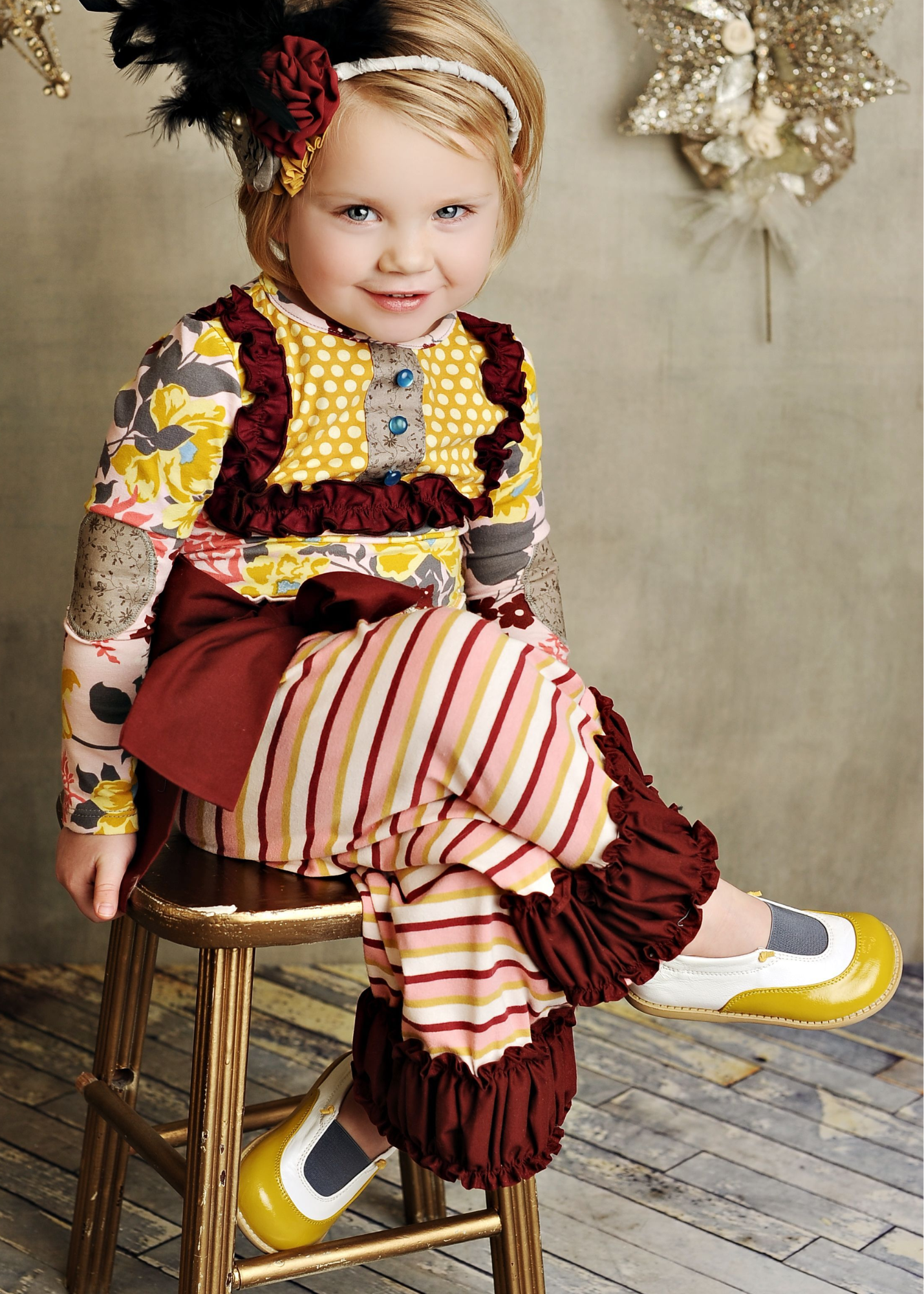 Burgundy Woven Cotton