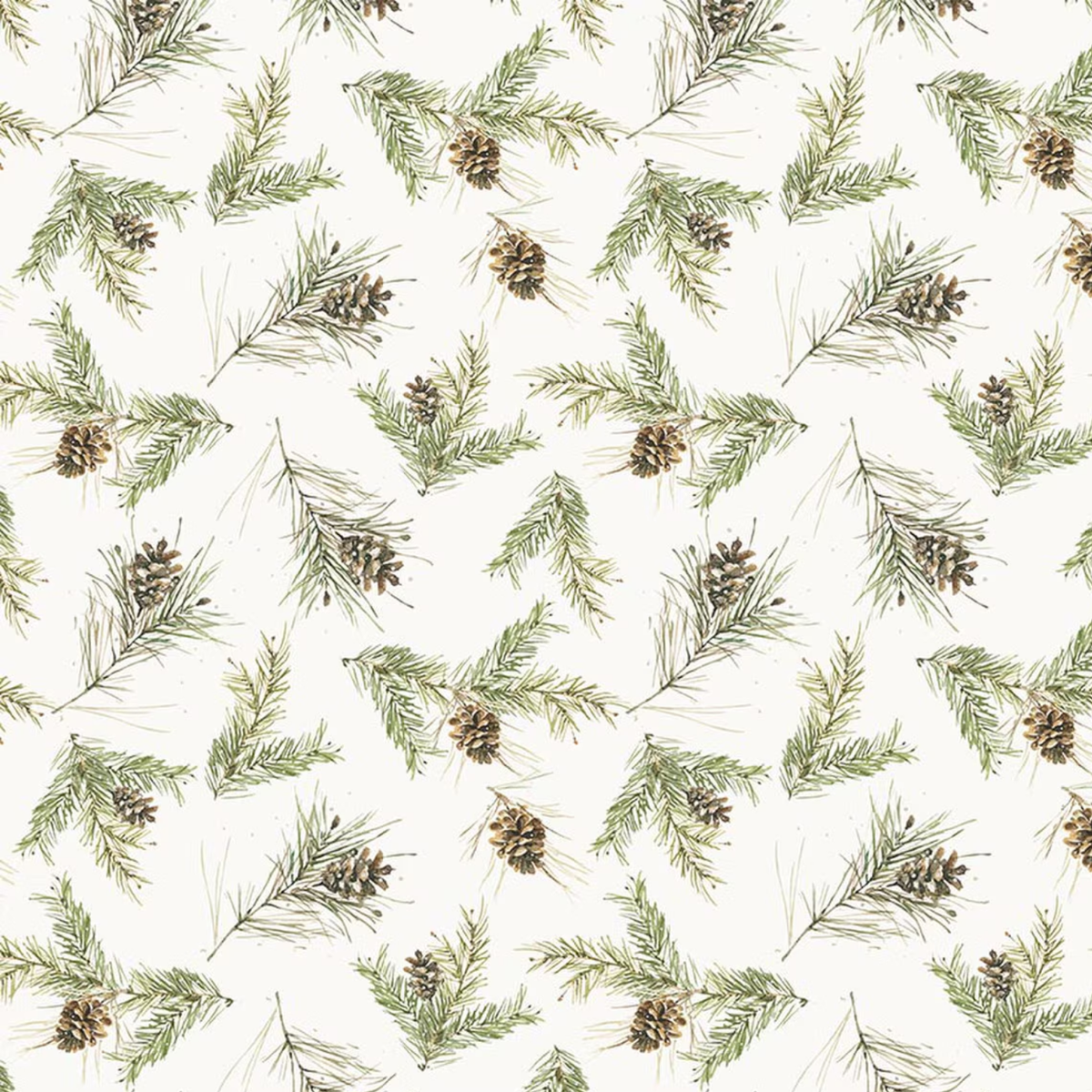 Gathered Pine — Winter White