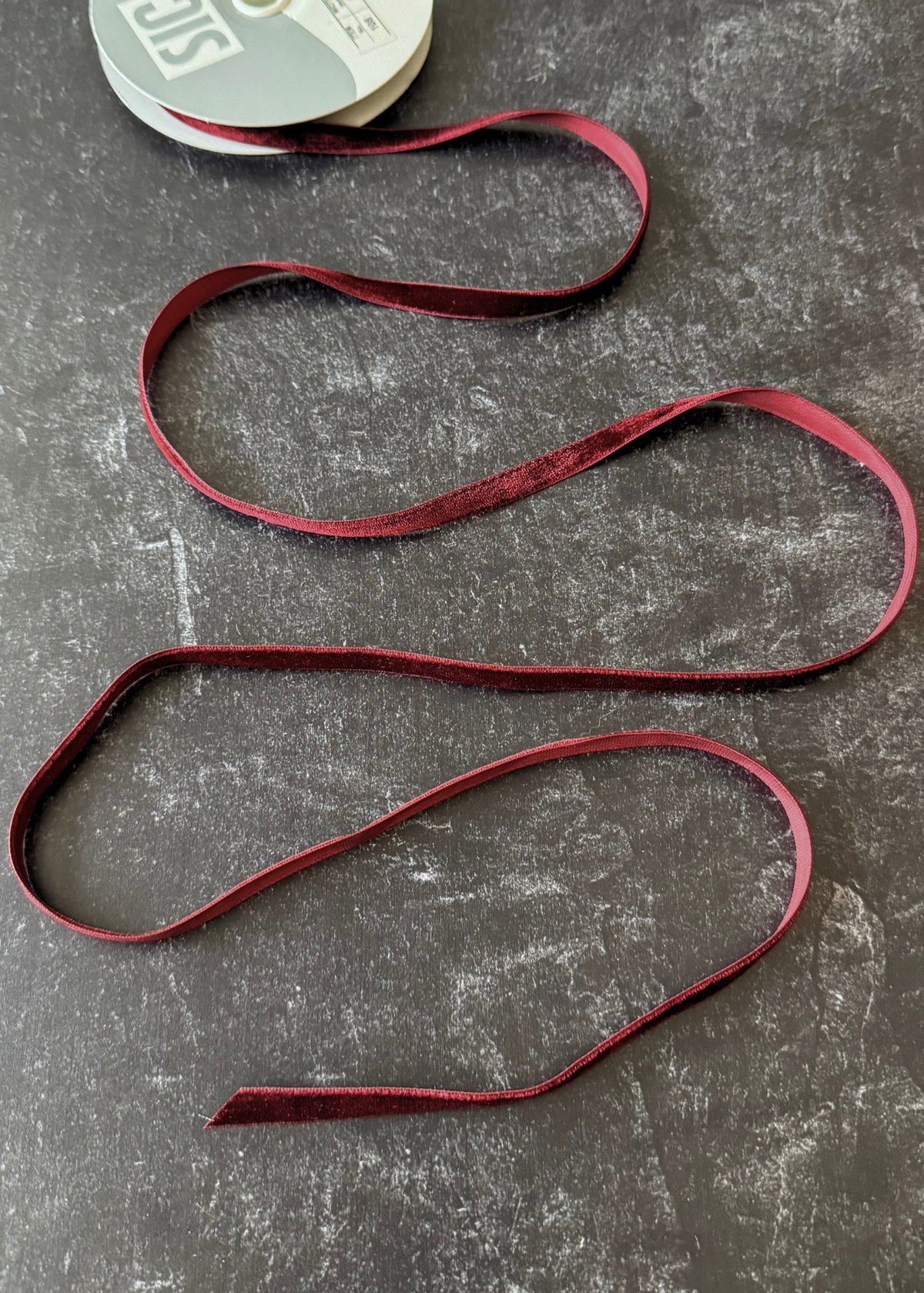 Burgundy Velvet Ribbon