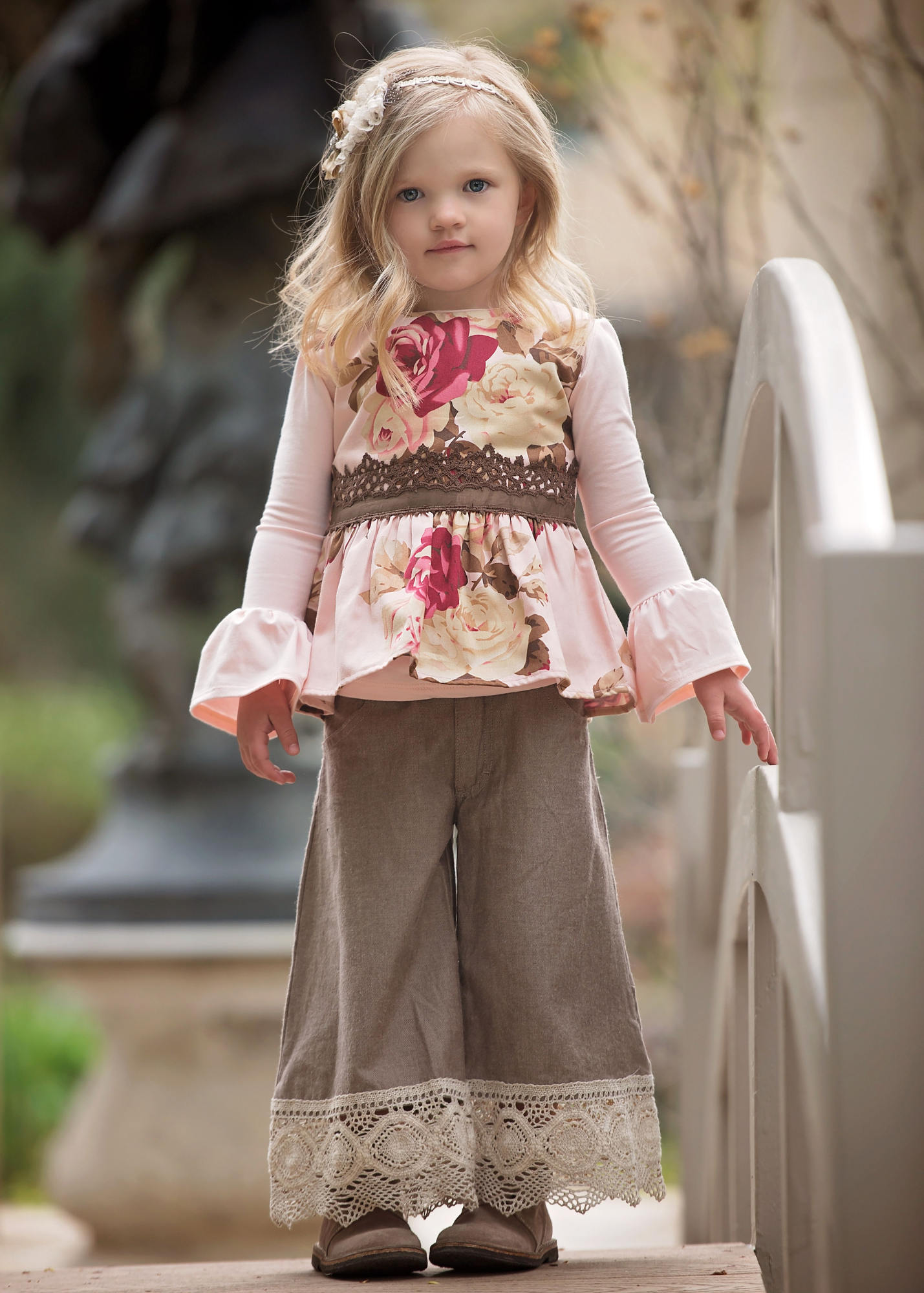 Two Tone Cluny Cotton lace 4.5"