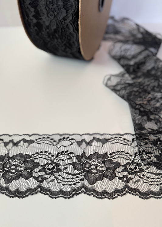 Black Floral Lace