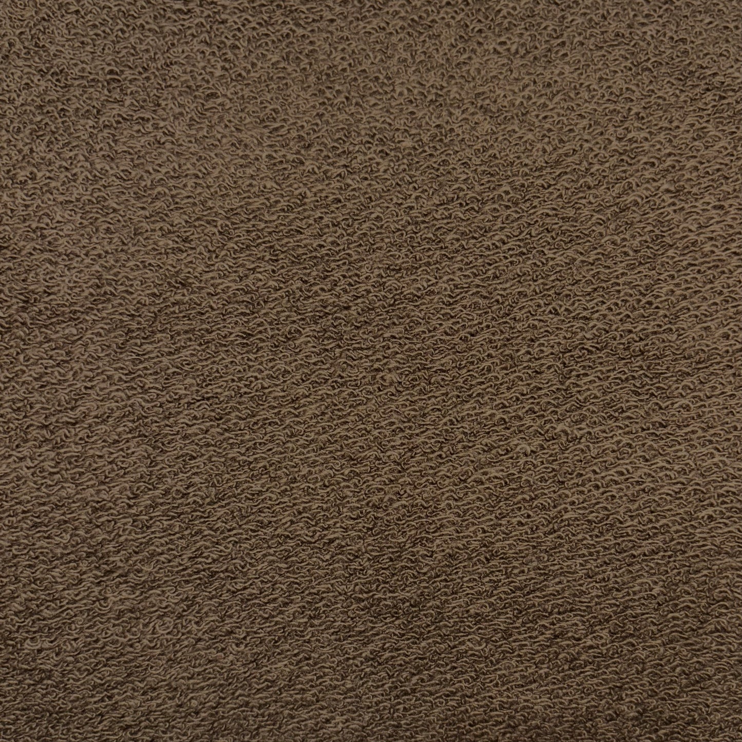 Brown French Terry Sweatshirt fabric