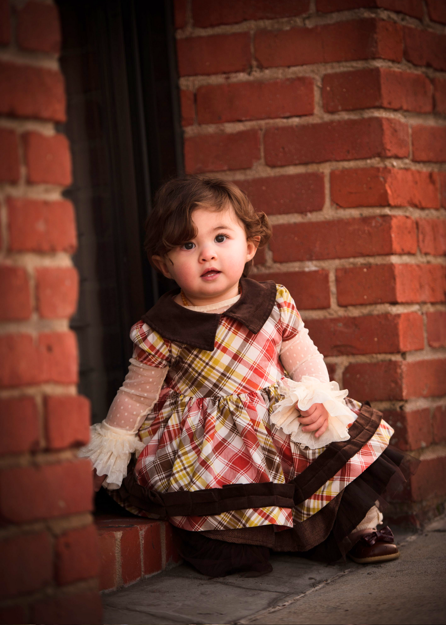 Persnickety Tartan Plaid - Poplin - Brown
