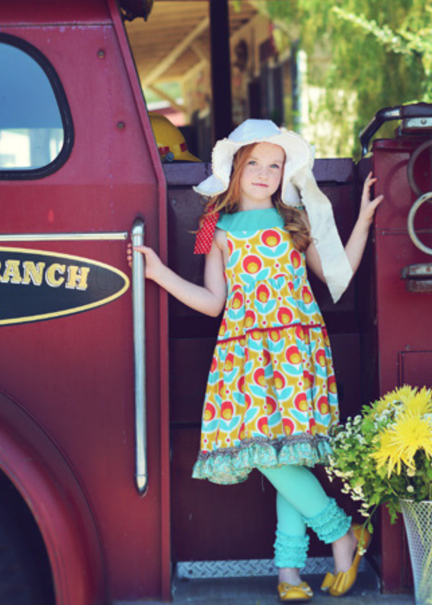 Persnickety Flower Bud - Poplin Fabric