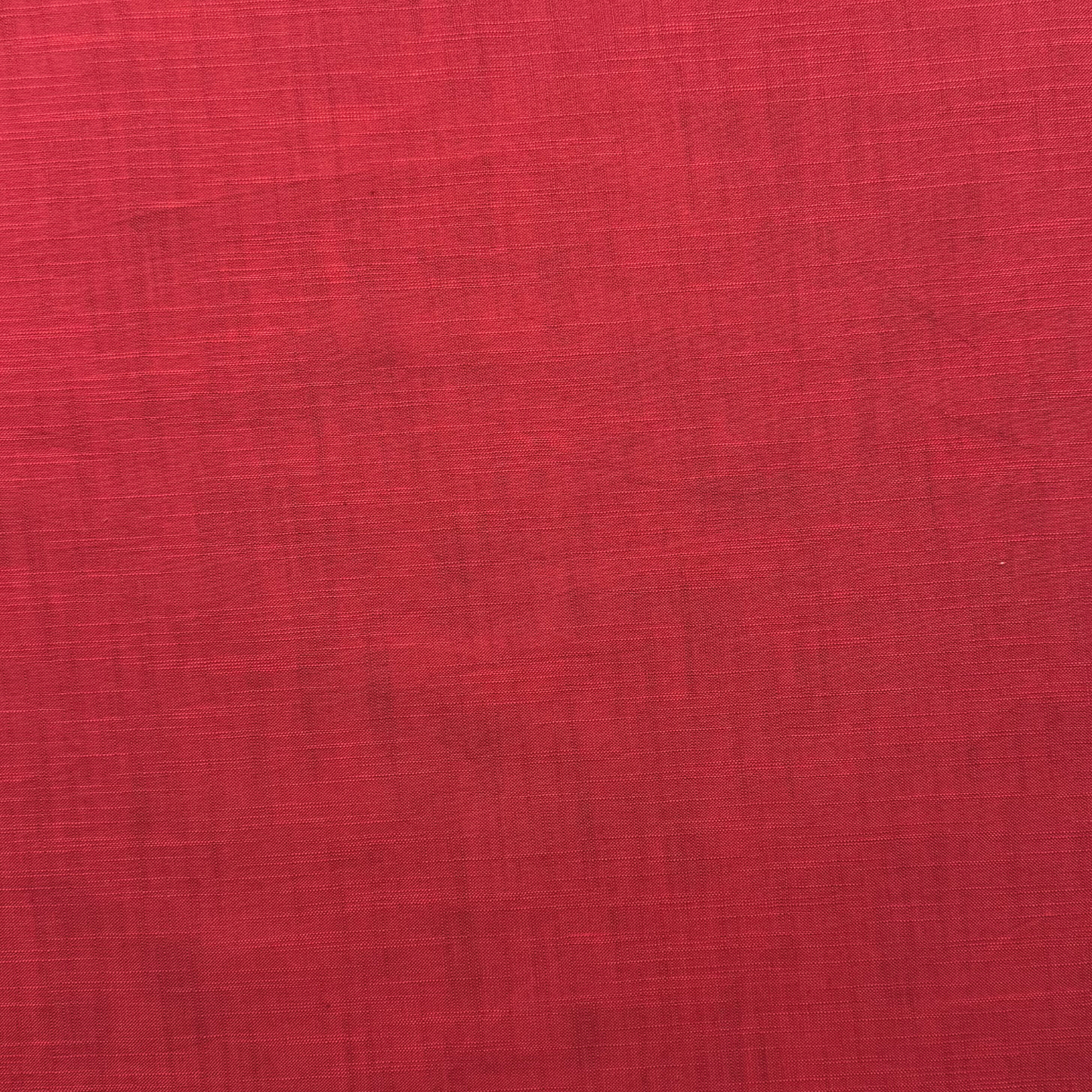 Deep Red Textured Cotton