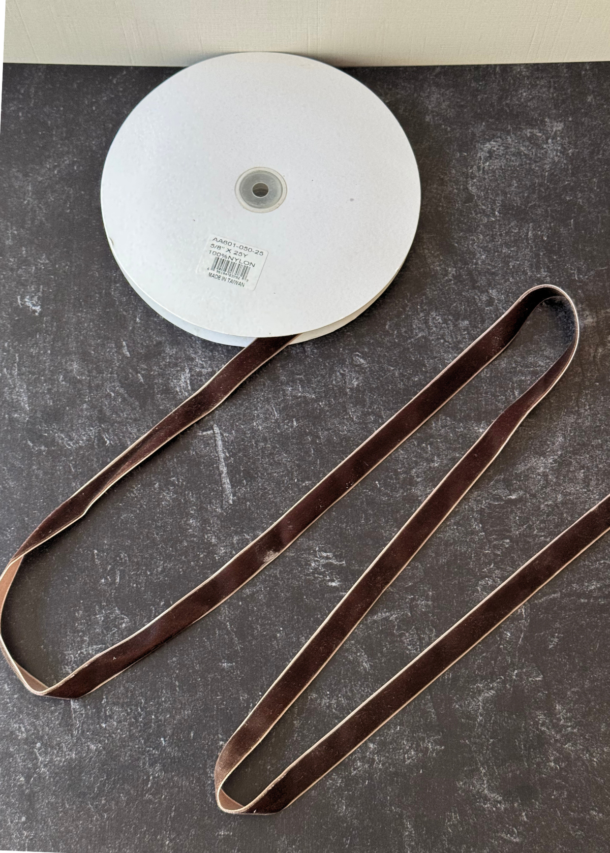 Brown Velvet Trim