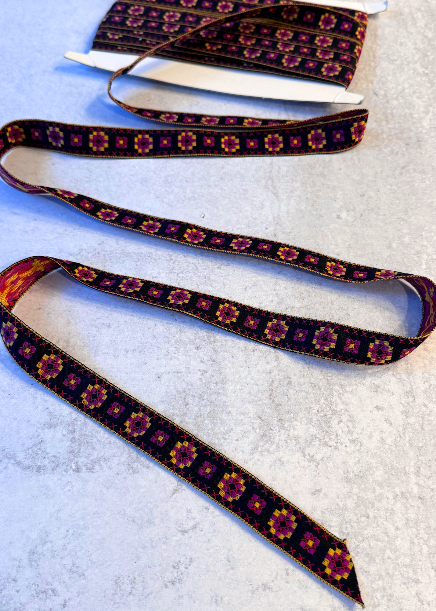 Geometric Jacquard Trim