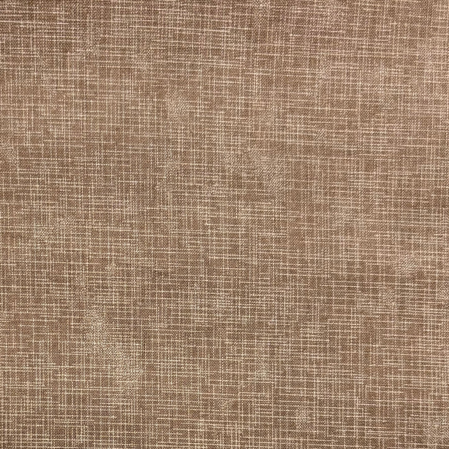 Taupe Cotton Linen Print