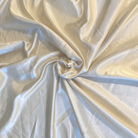 Ivory Textured Satin