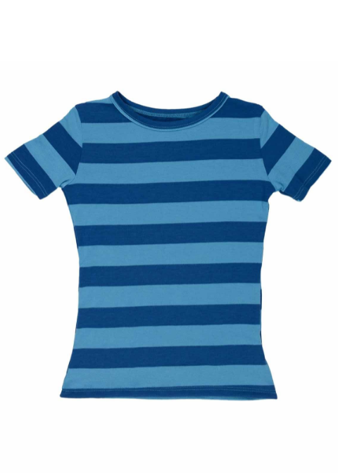 Ocean Blue Stripe Knit