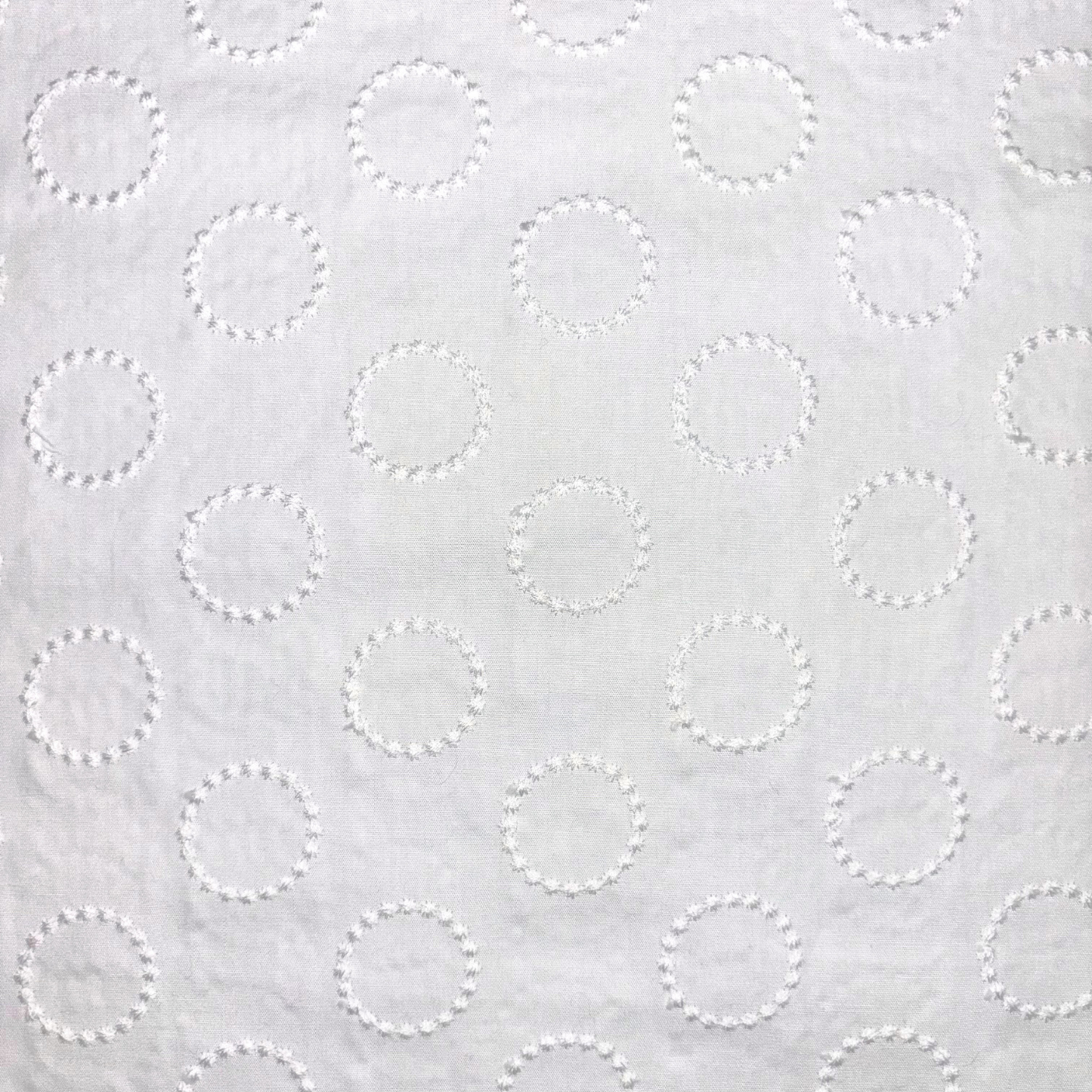 White Embroidered Burst