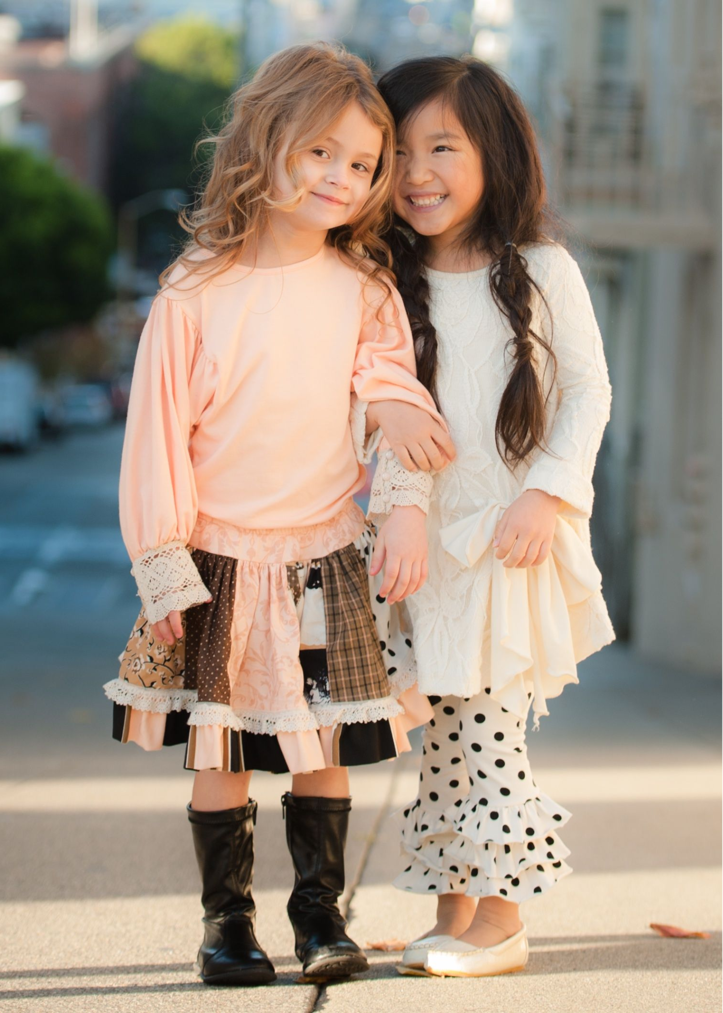 Peach Solid Jersey Knit