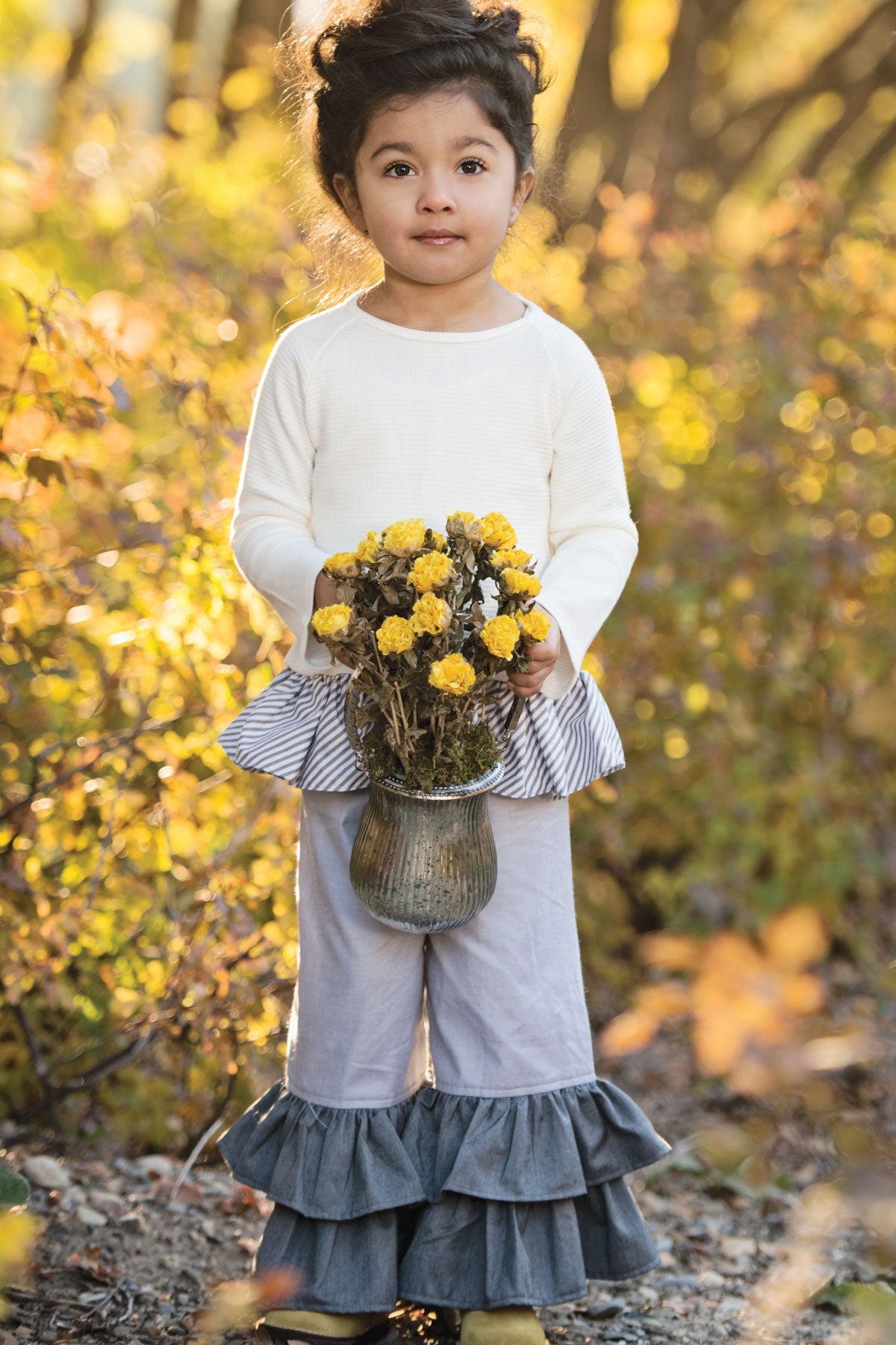 Cream Waffle Weave Knit -