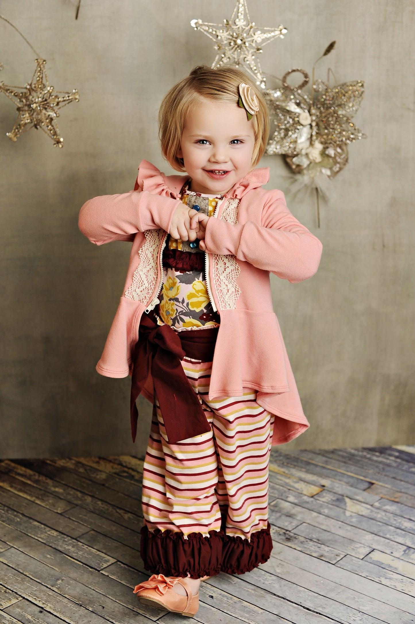 Pink Multi Stripe Jersey Knit