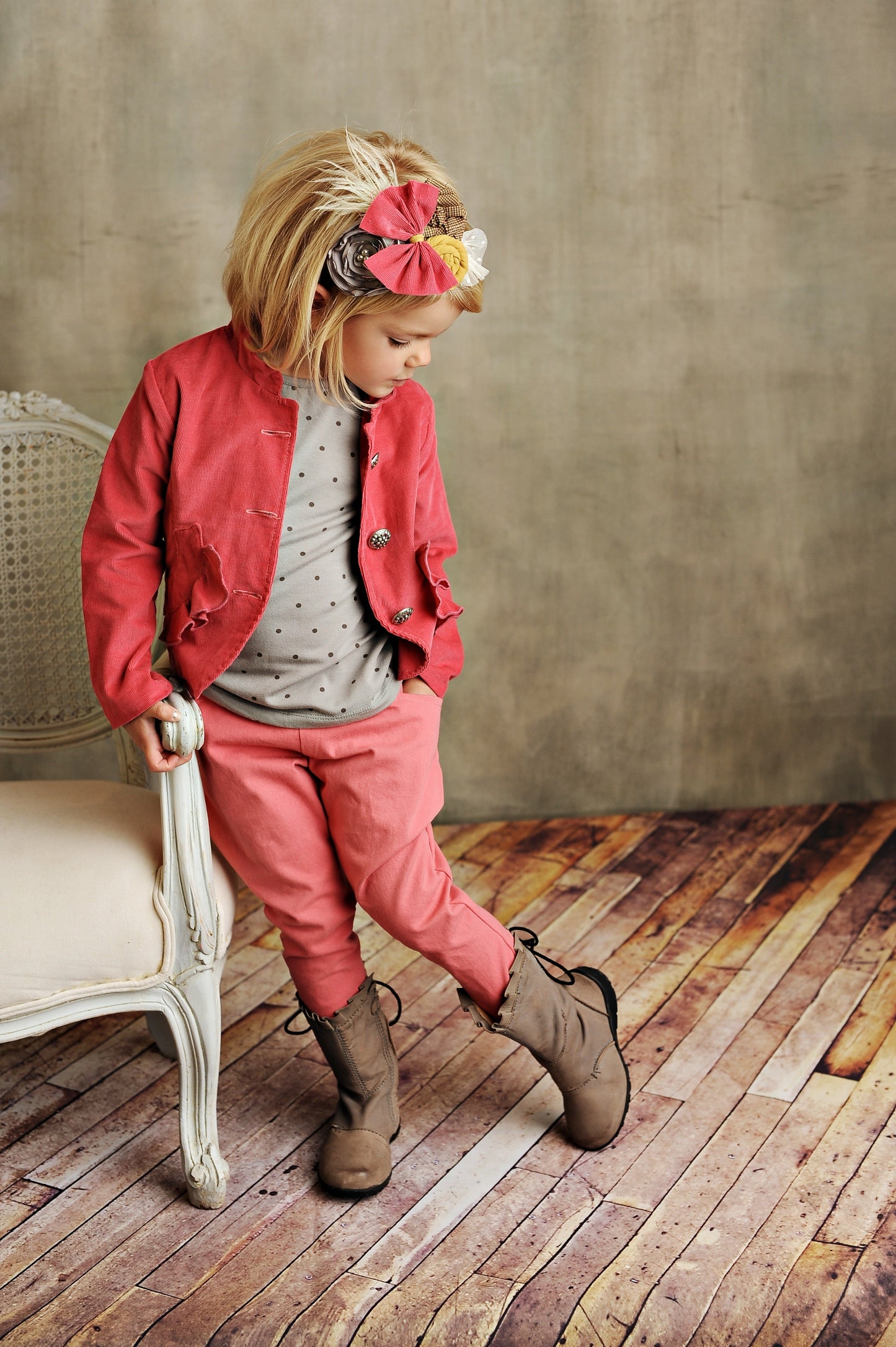 Pink Stretch Twill