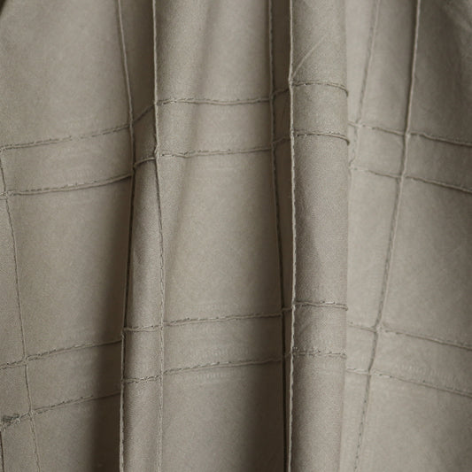 Pintuck in Charcoal -