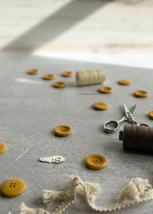 Large Golden yellow button