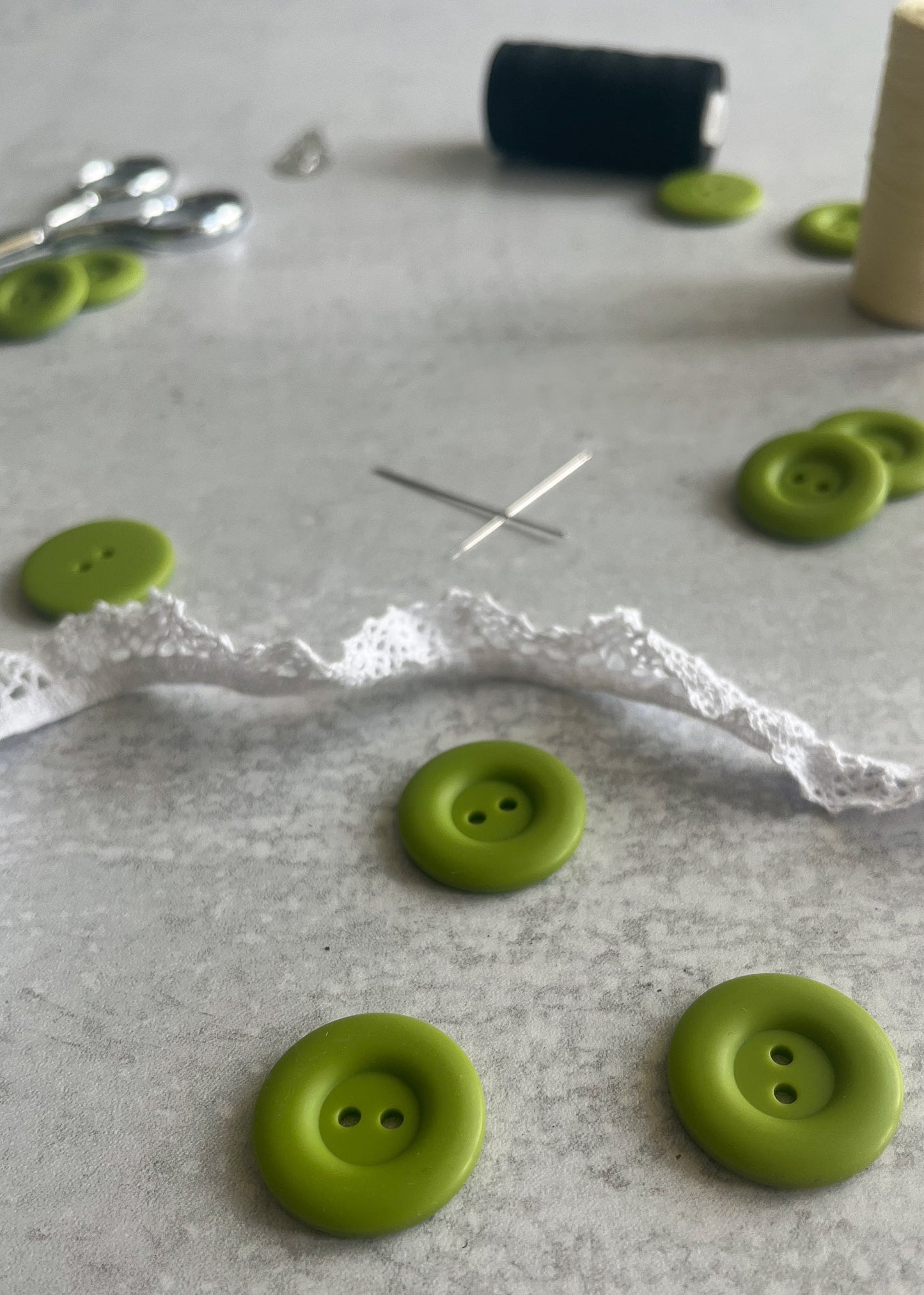 Apple Green button