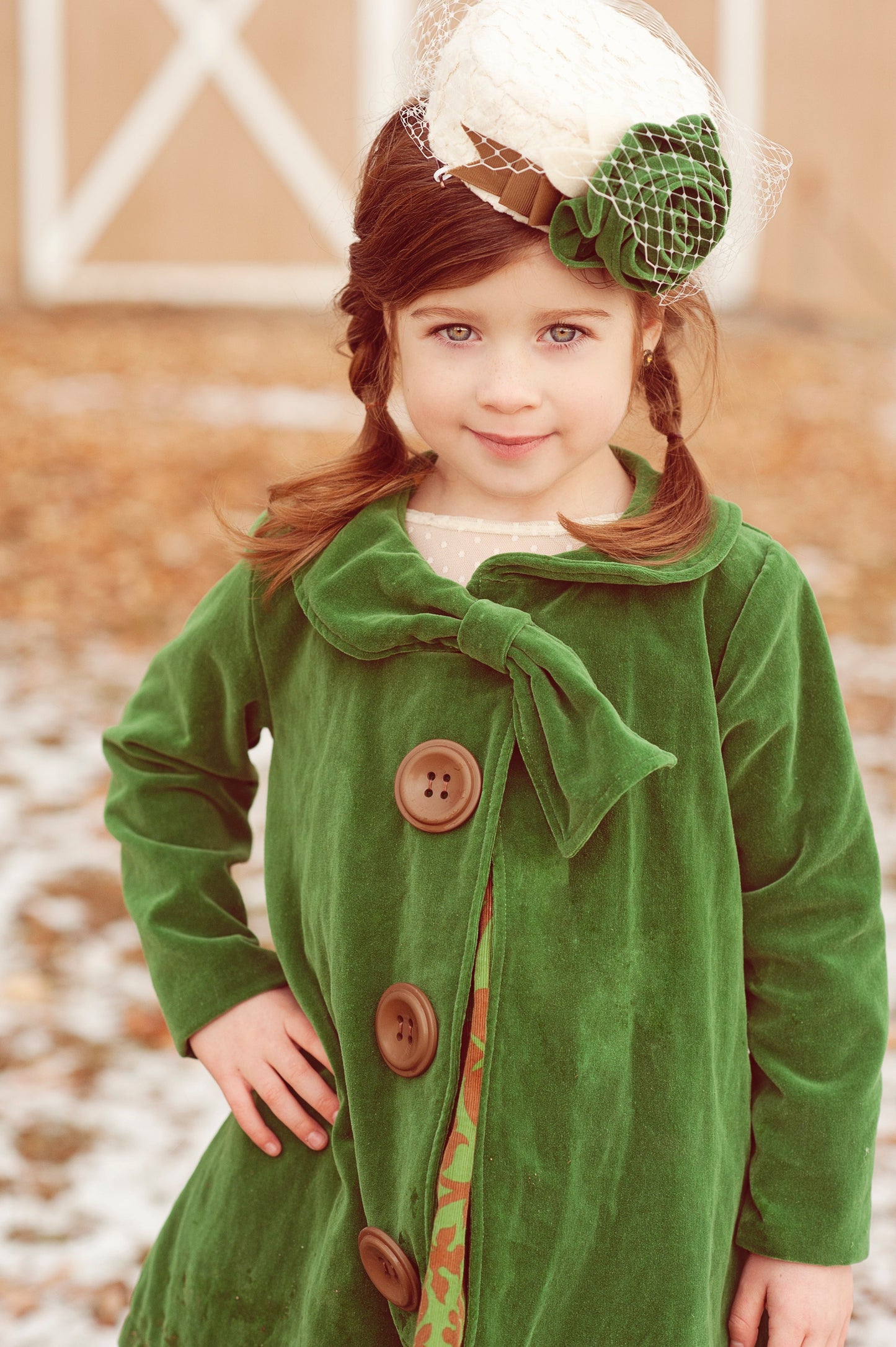 Kelly & Brown Damask Corduroy