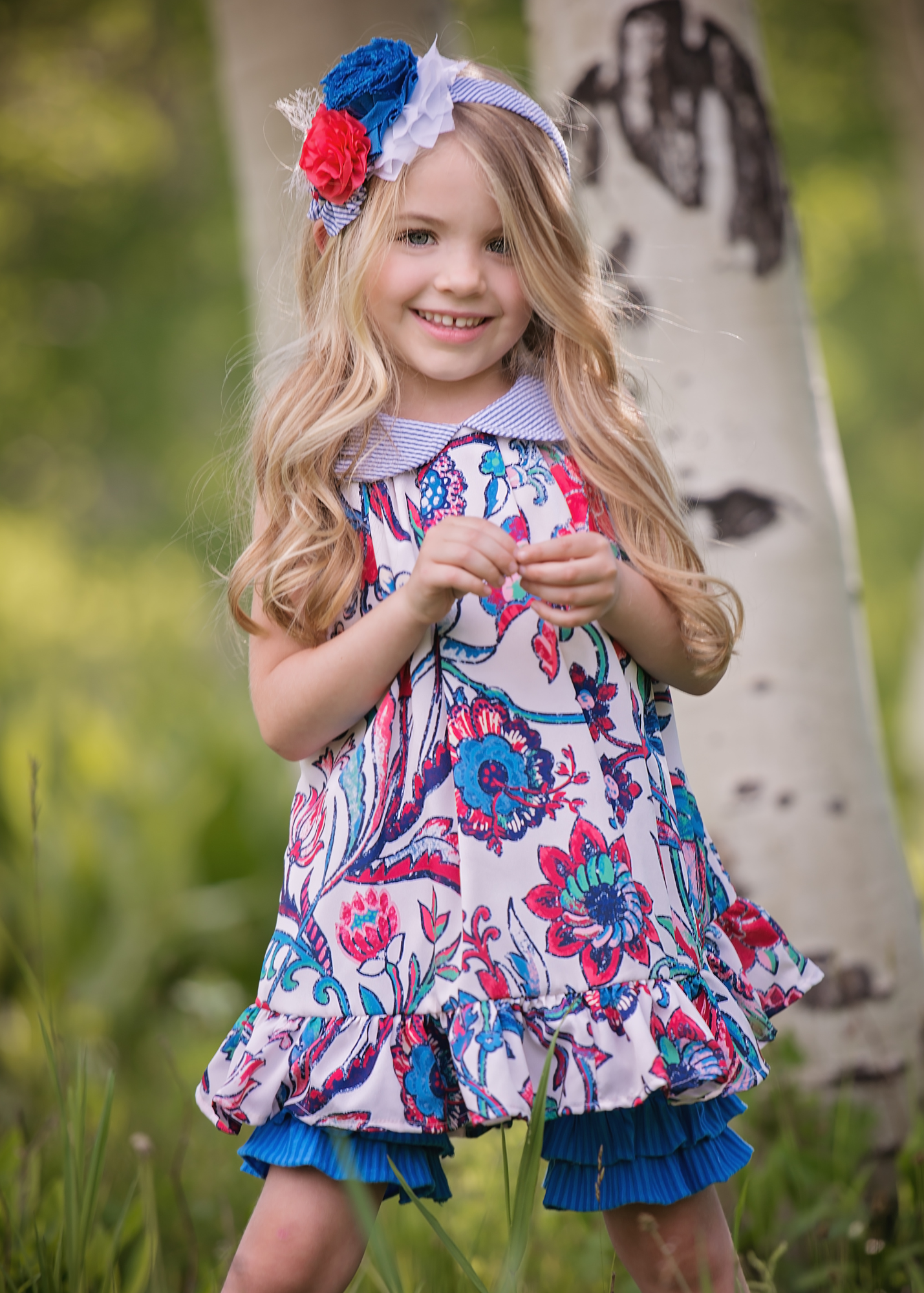 Isabelle Floral - Rayon Challis -