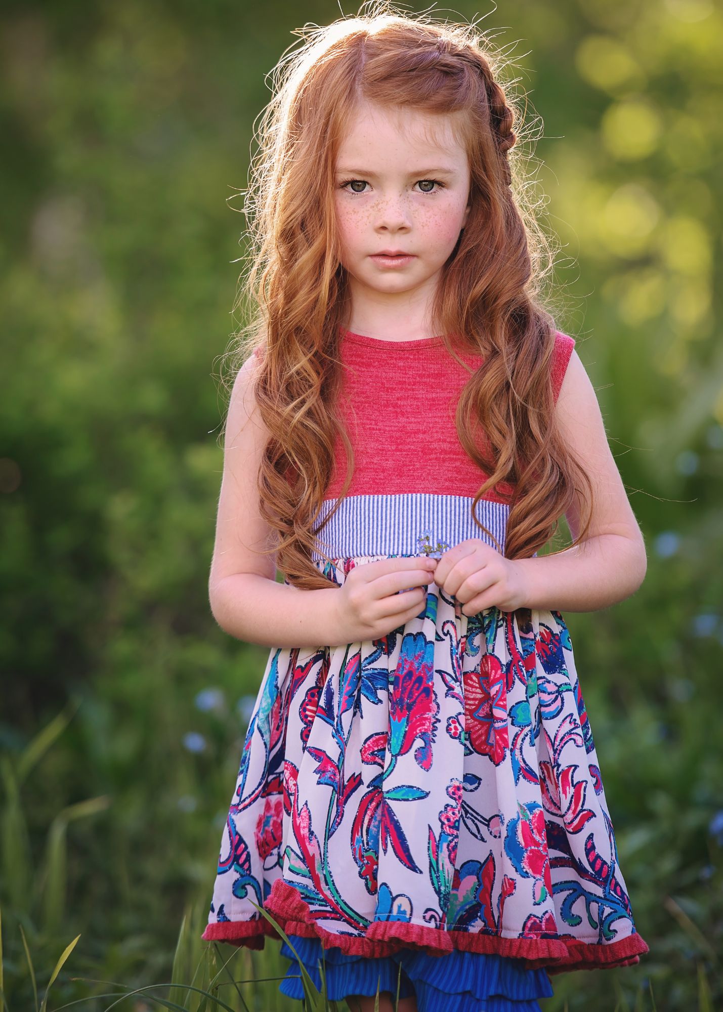 Isabelle Floral - Rayon Challis -