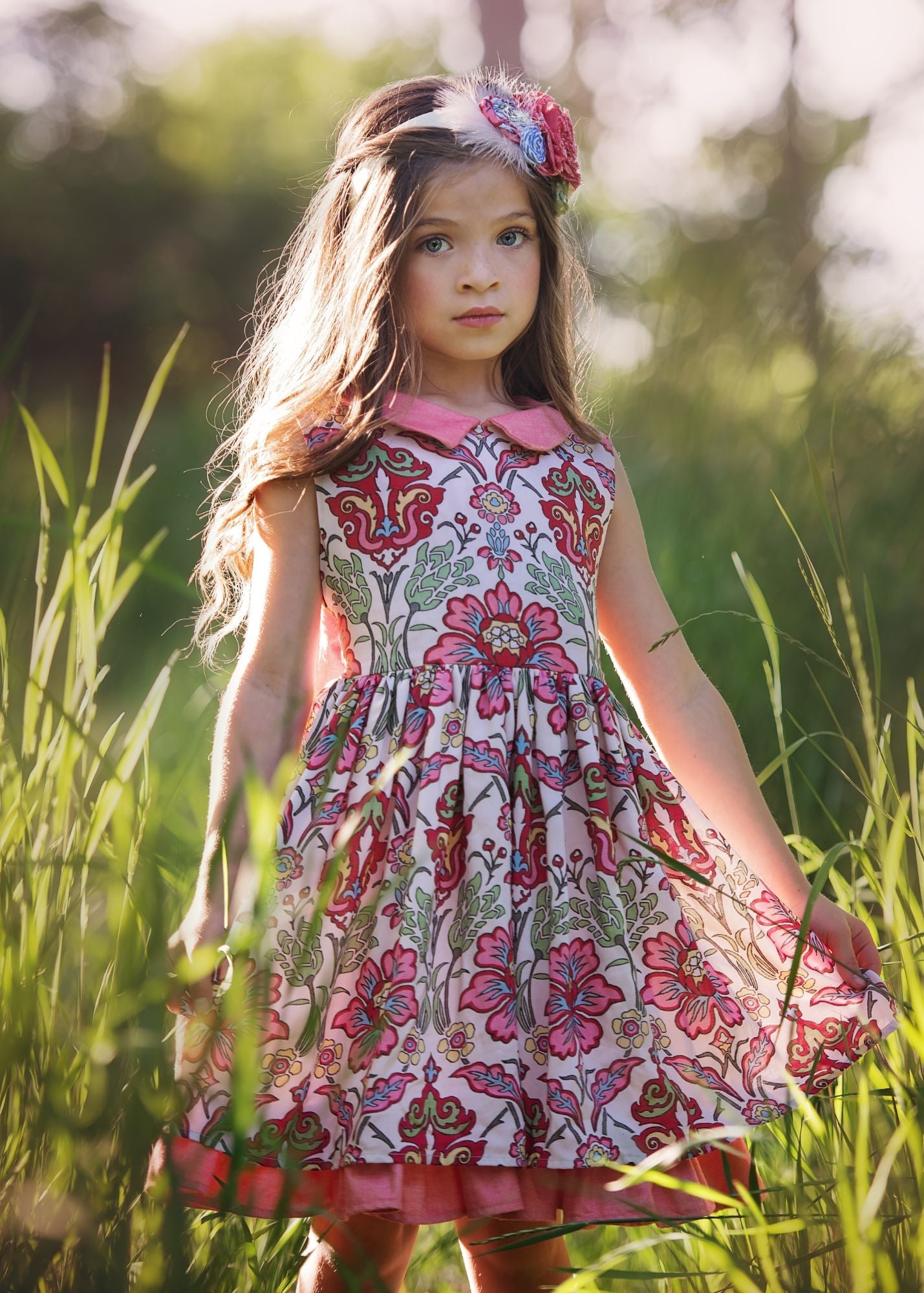Old World Floral - Rayon Challis