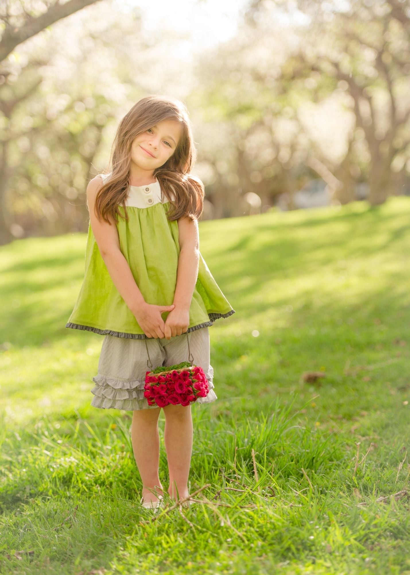 Brussels Washer Linen in Lime -