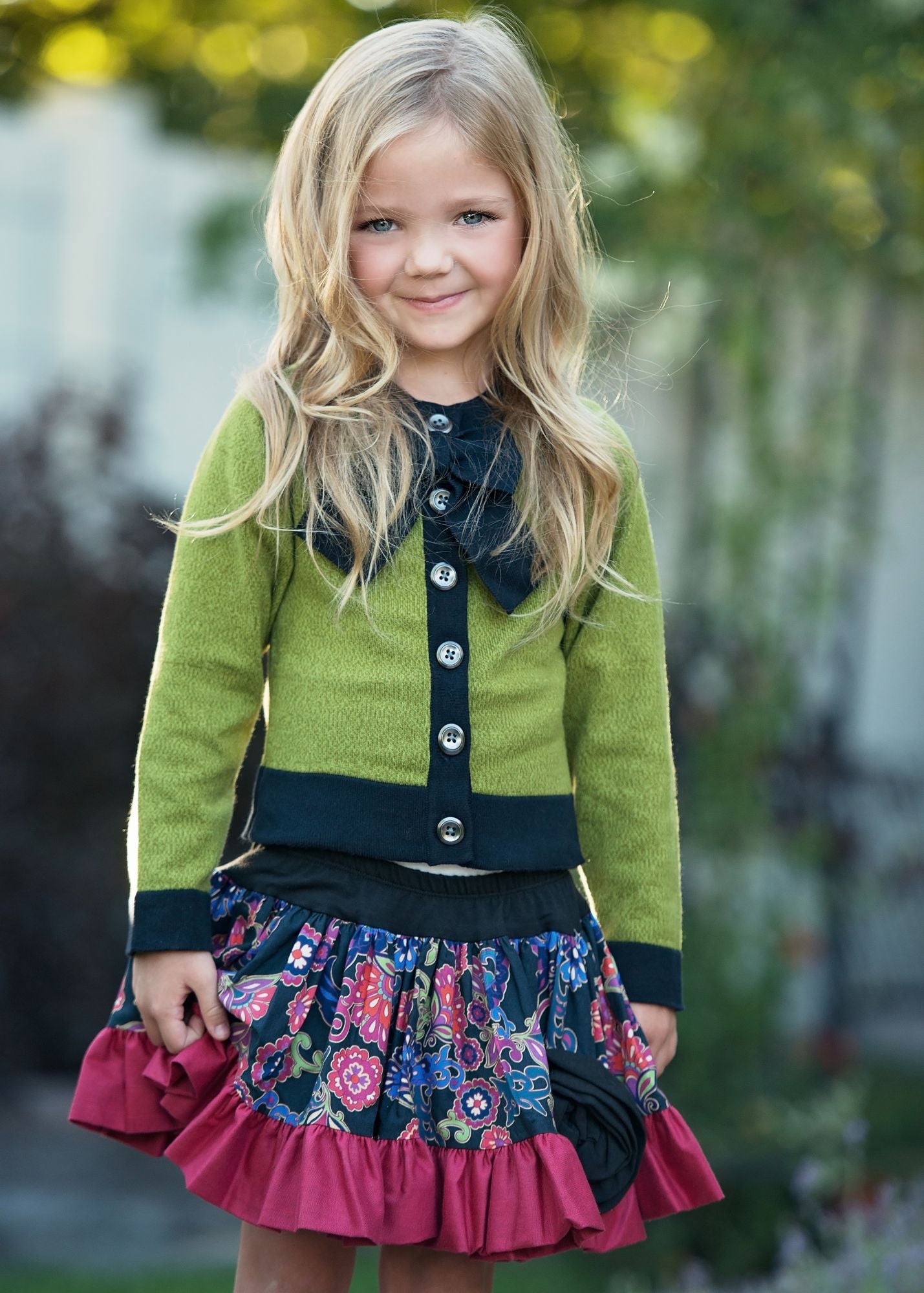 Persnickety Black Floral -