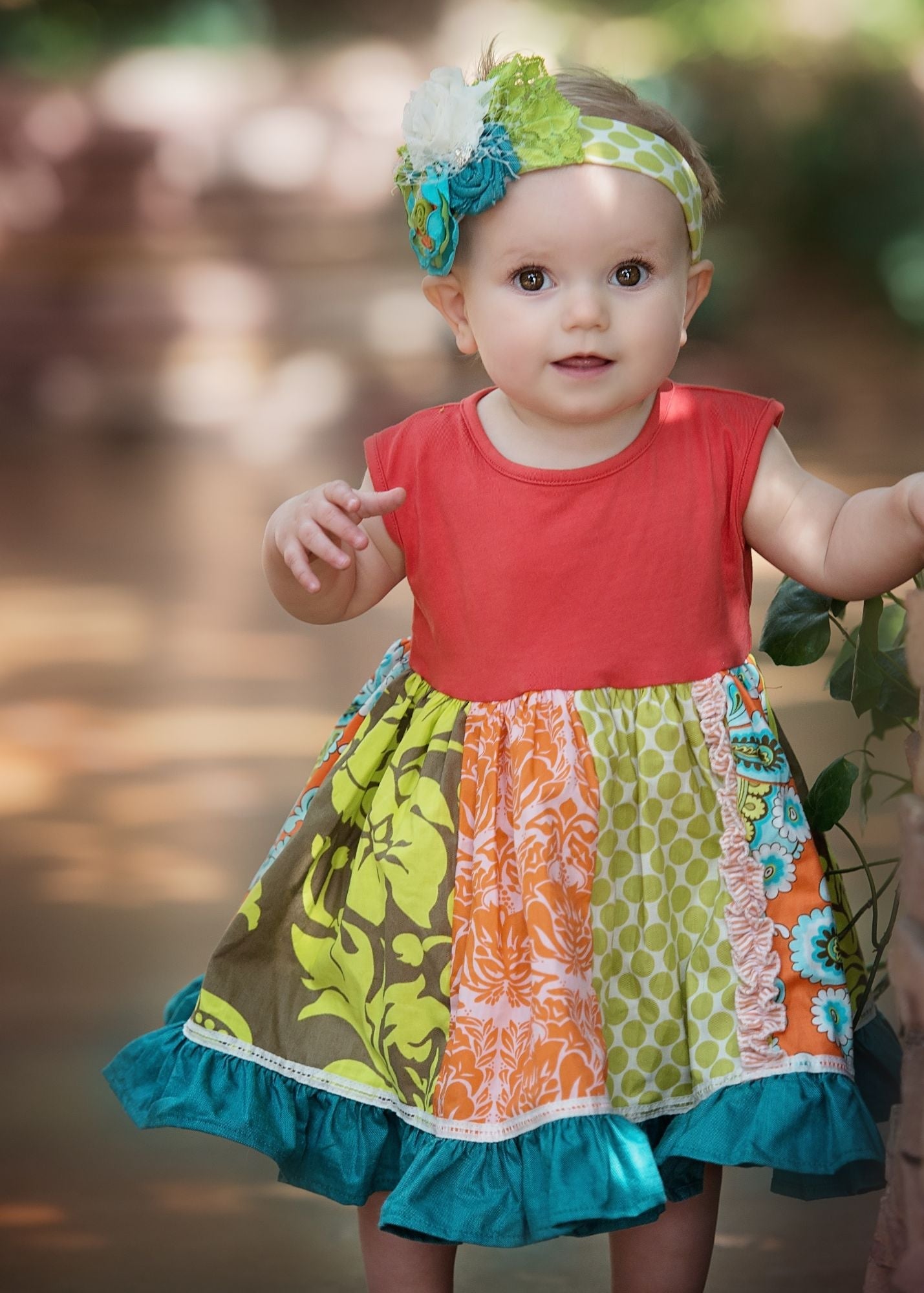 Persnickety Coral knit