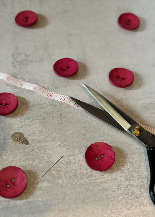 Large Hot Pink Button