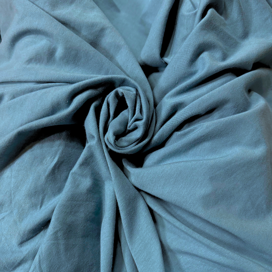 Dusty Teal Jersey Knit