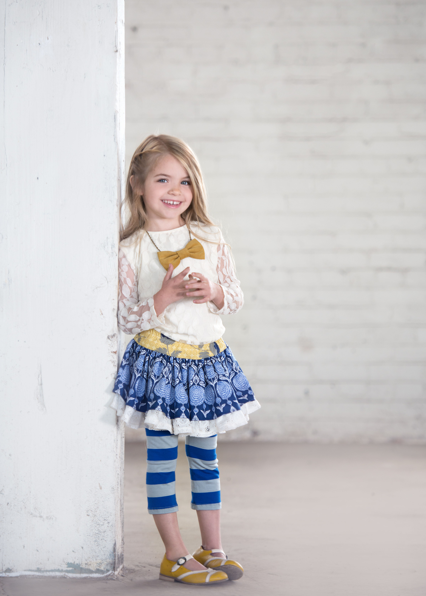Royal & Gray Stripe Jersey Knit