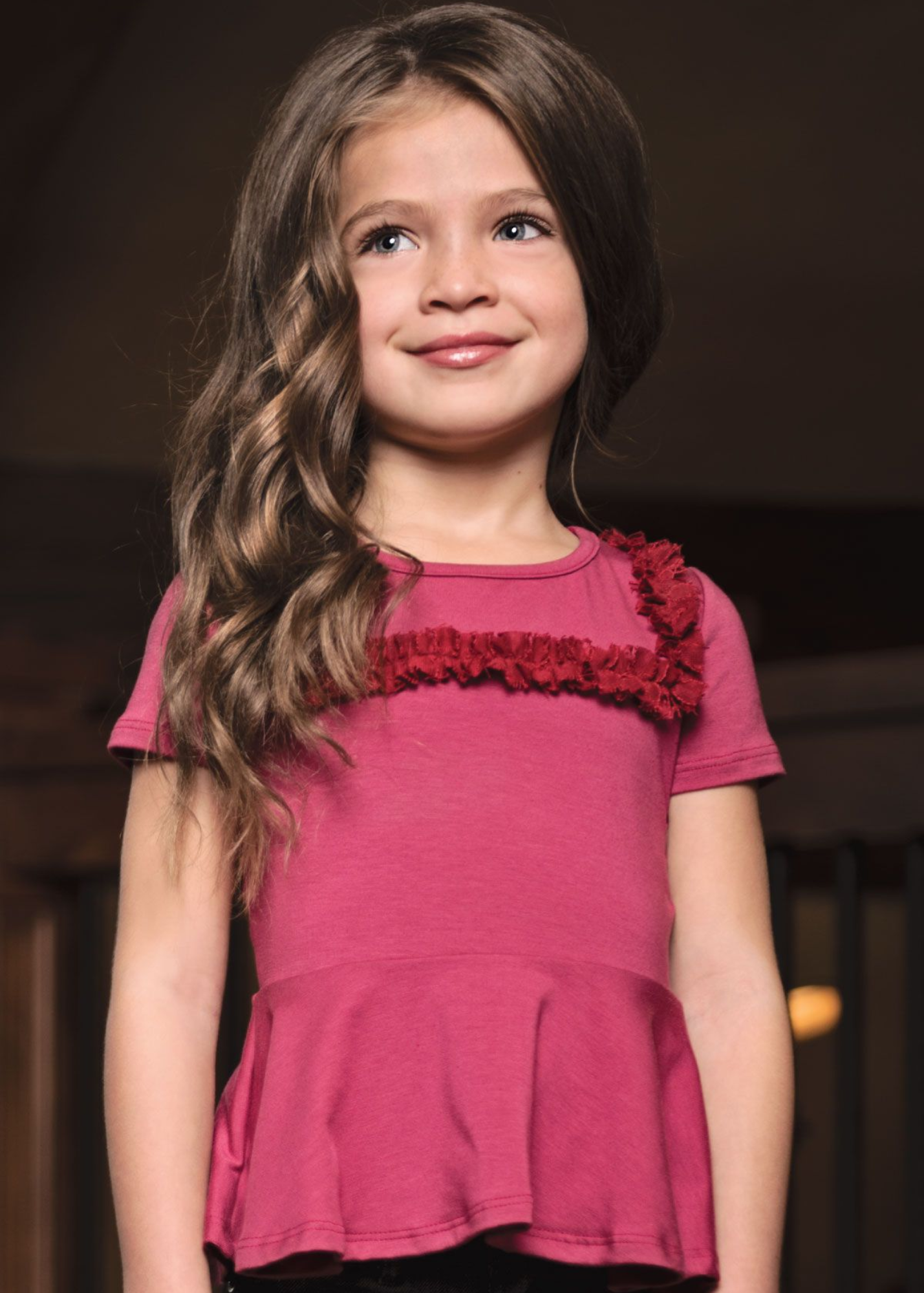 Dark Dusty Rose Pink Jersey Knit