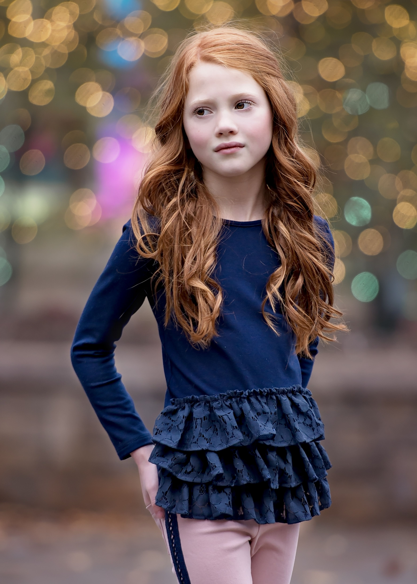 Navy Lace
