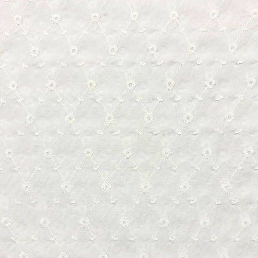 White Eyelet Floral