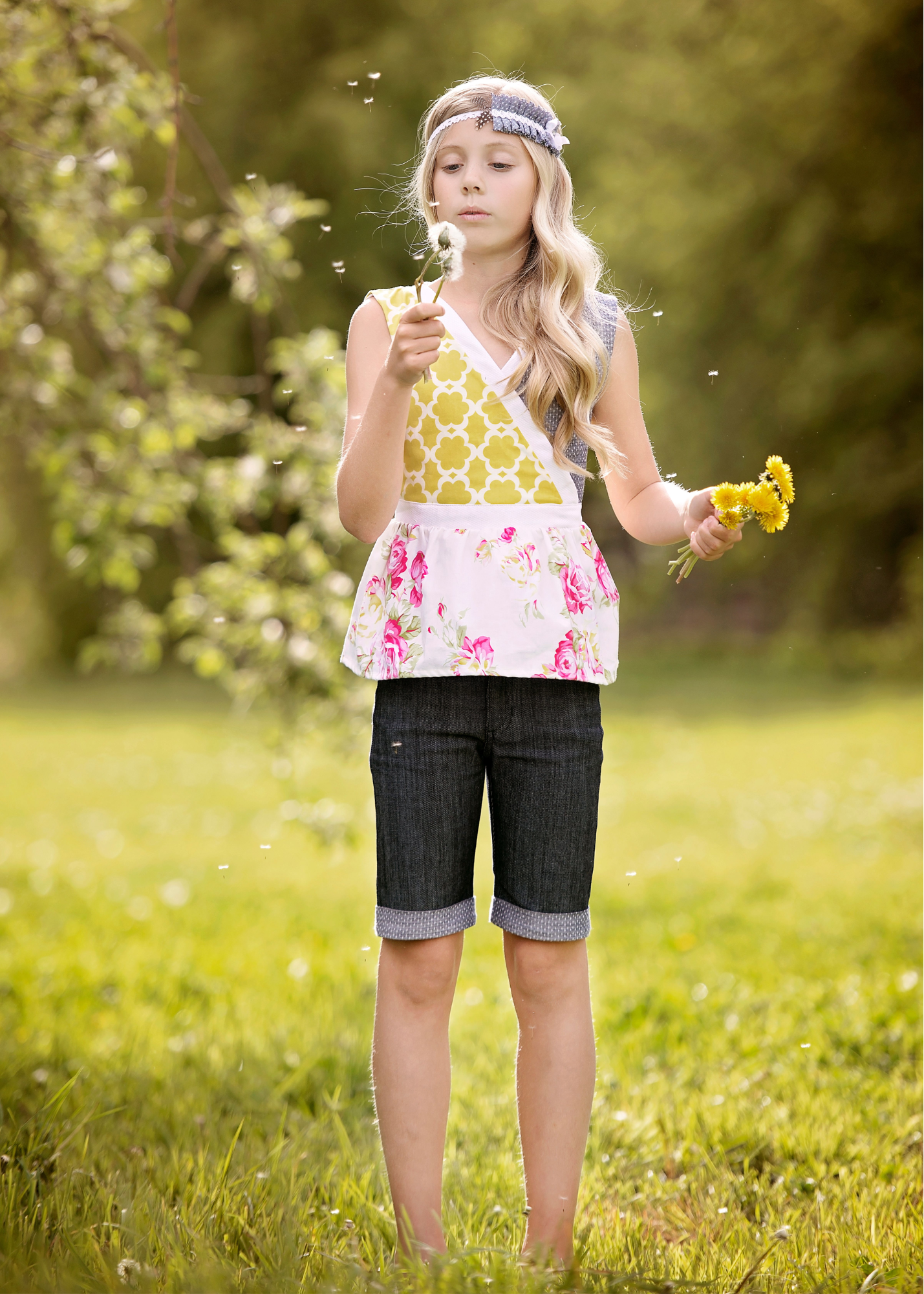 Rose Bouquet on White