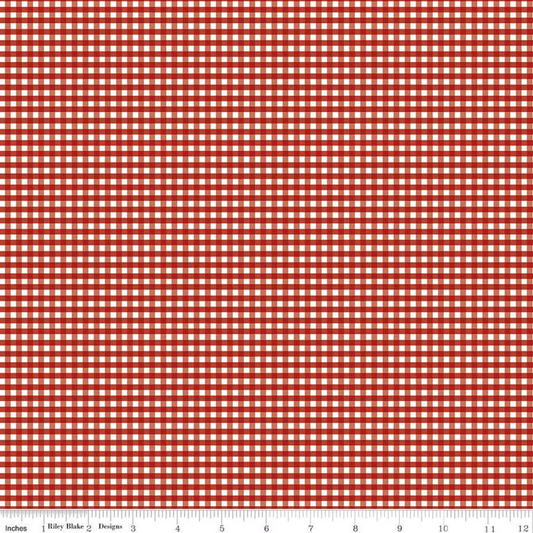 Barn Red Gingham