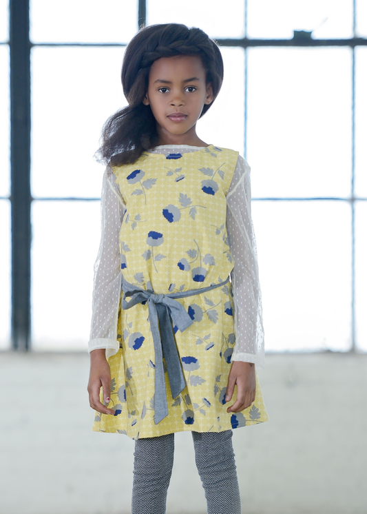 Yellow & Royal Floral