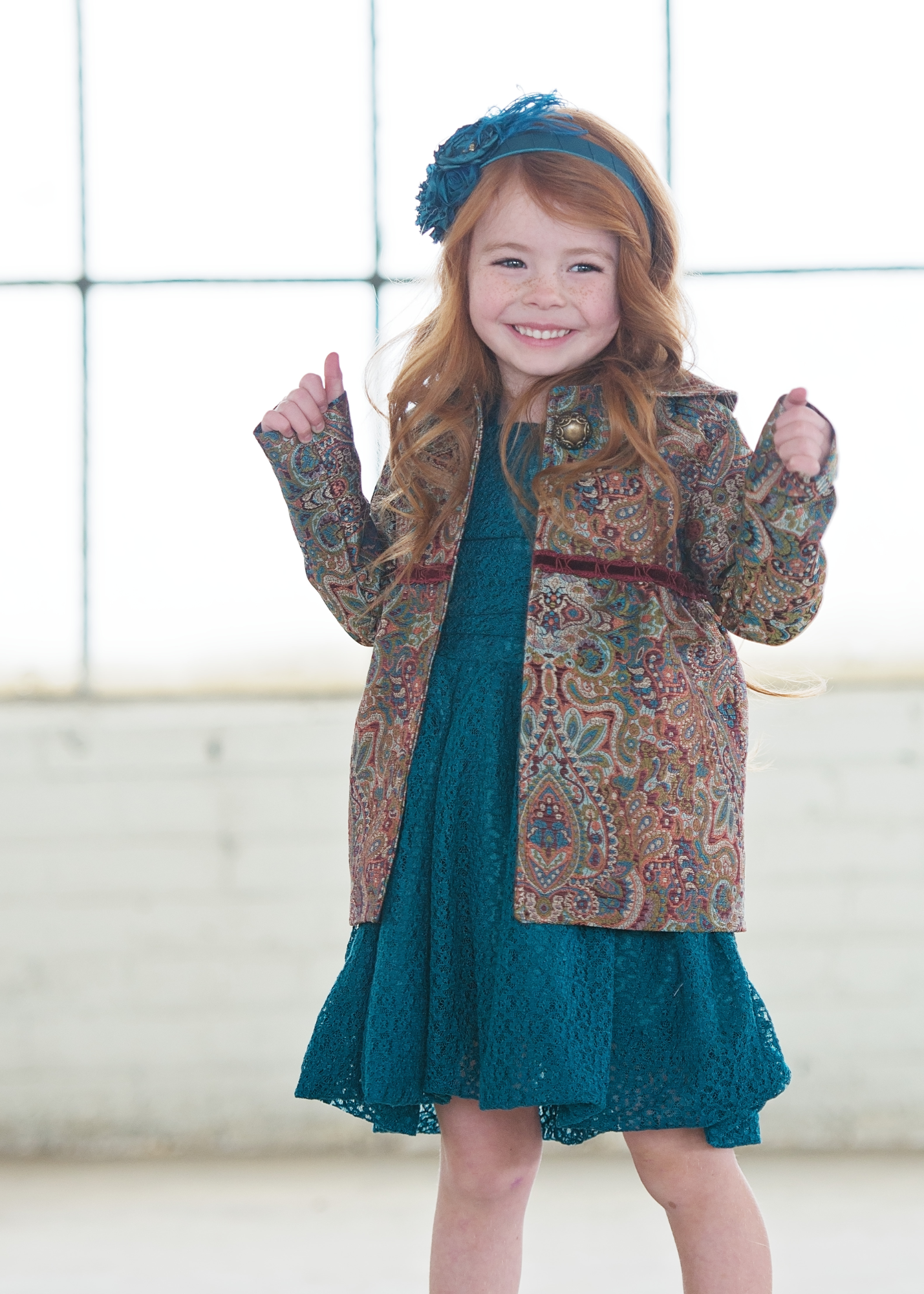 Teal Lace