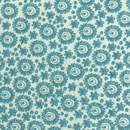 Turquoise Whimsy Flower