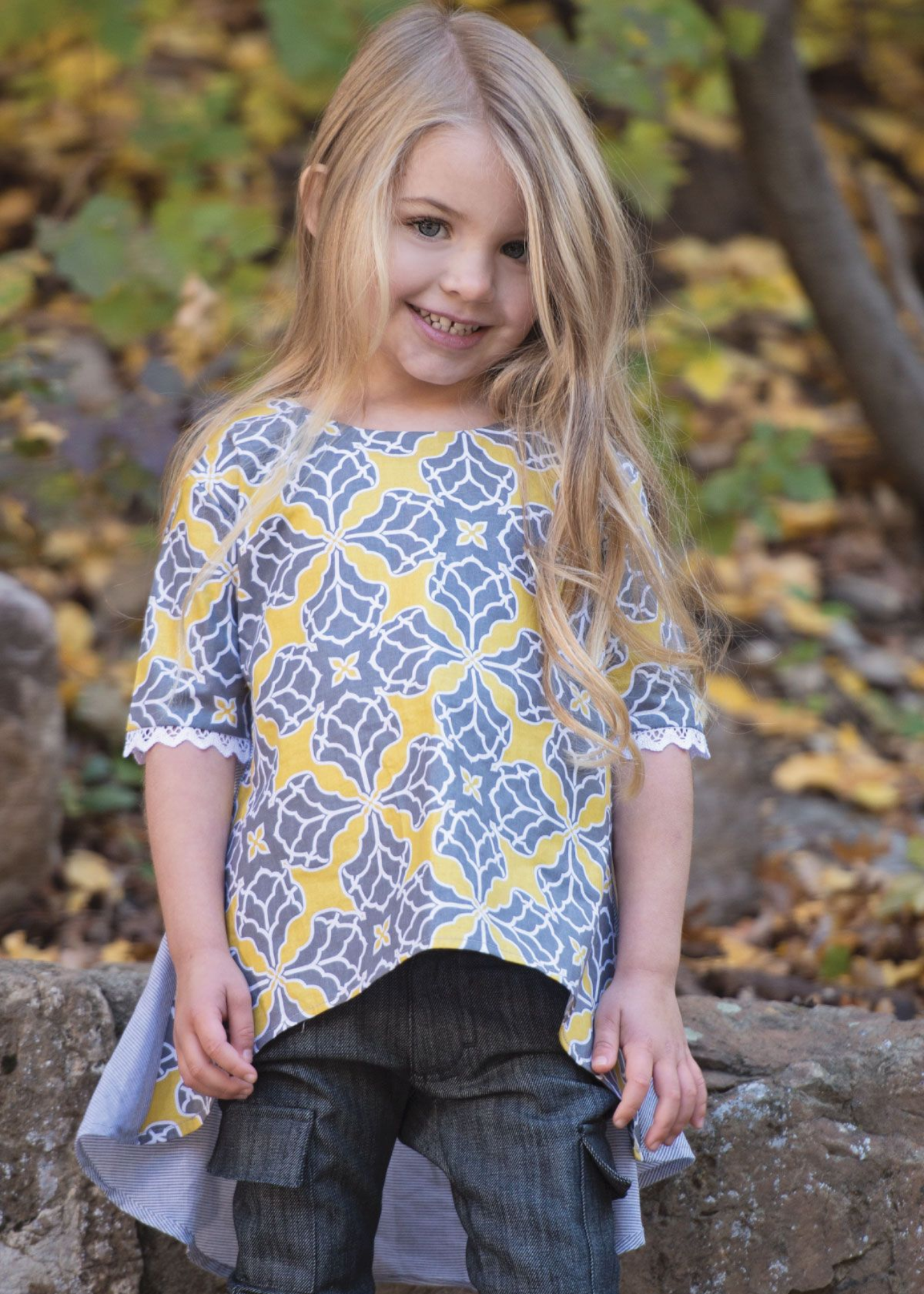 Gray and Yellow Medallion