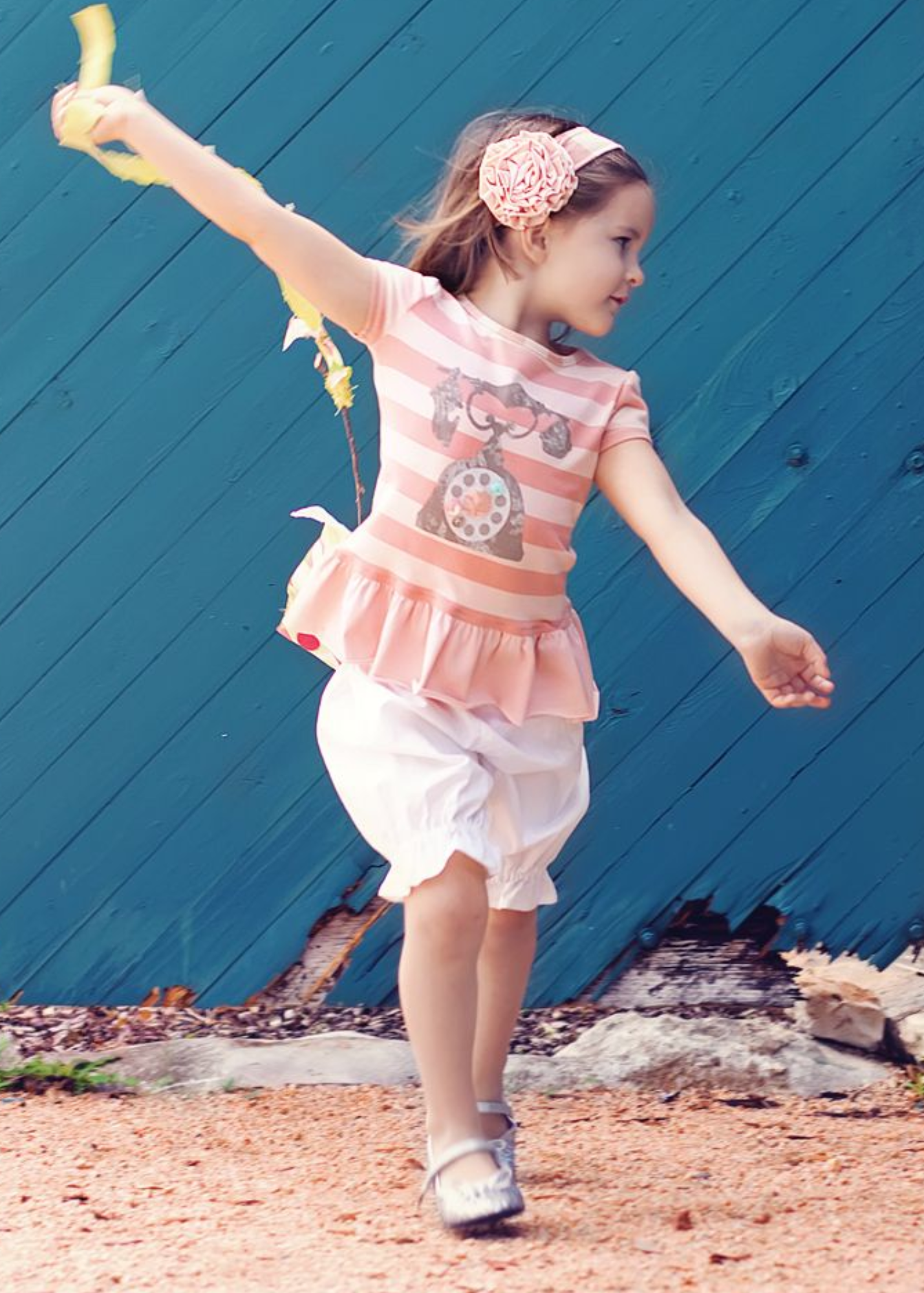 Tonal Pink Stripe Jersey Knit