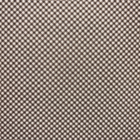 Gray and Ivory Gingham