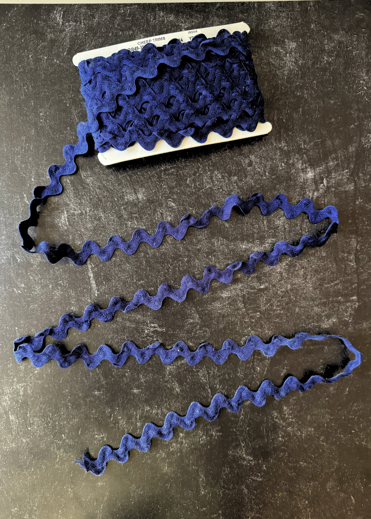Blue Ric Rac Trim