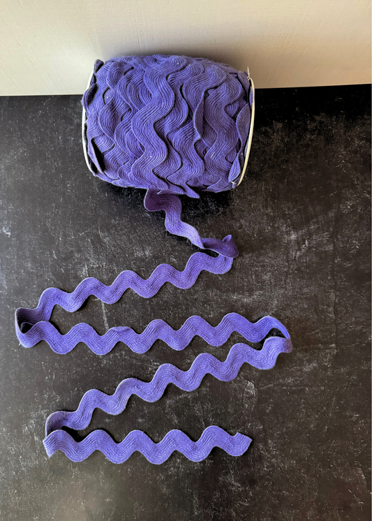 Purple Ric Rac Trim