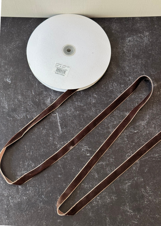 Brown Velvet Trim