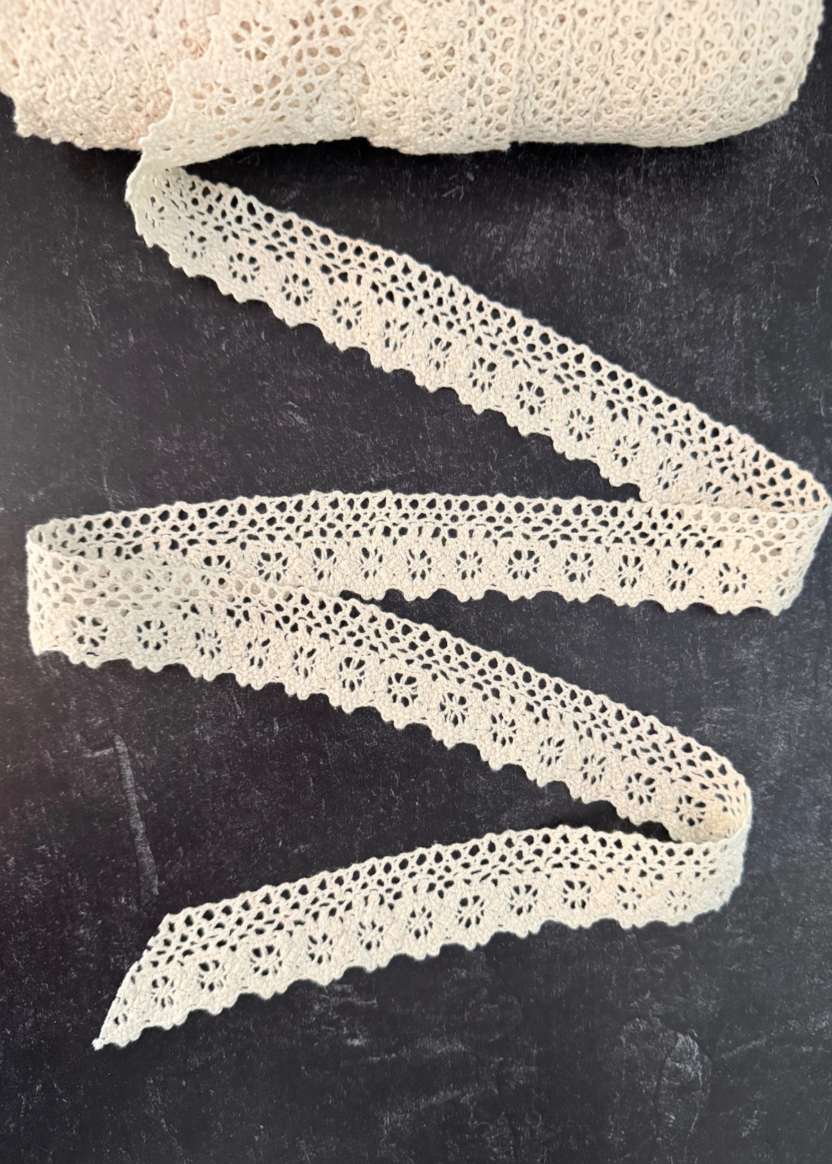 Cream Cotton Cluny Lace