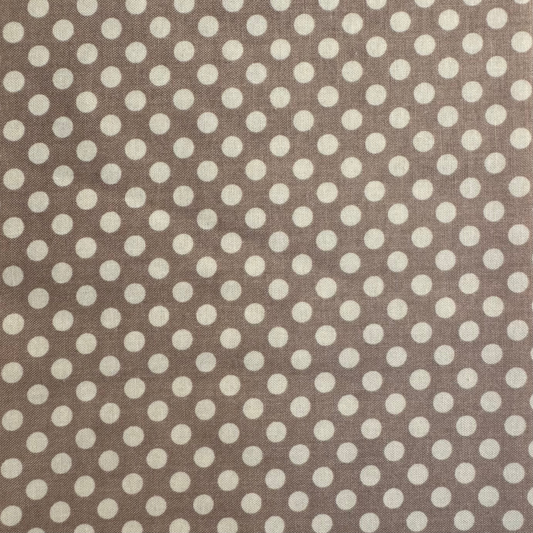 Gray White Polkadot