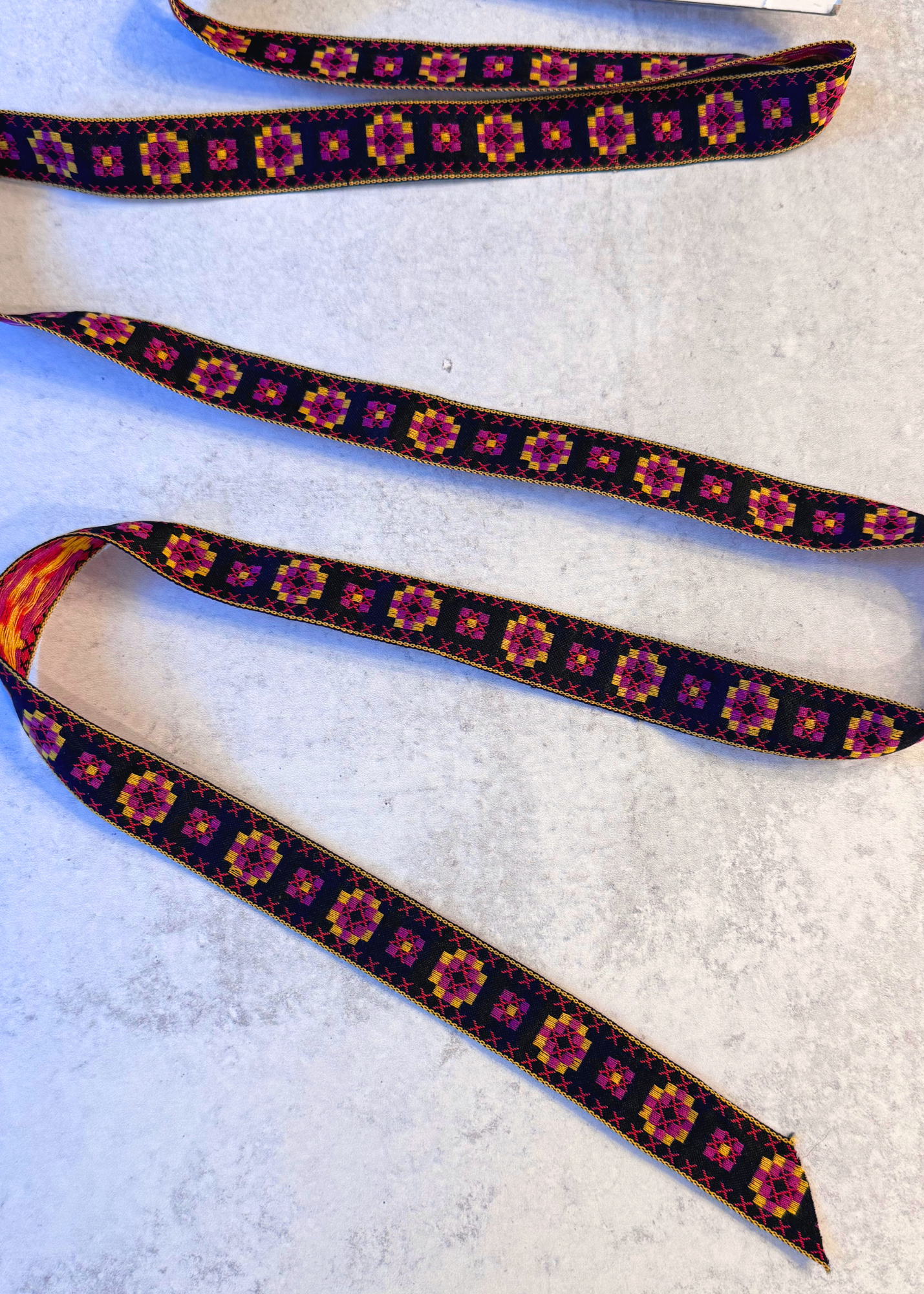 Geometric Jacquard Trim